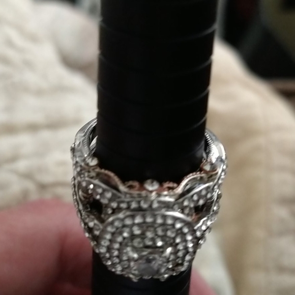 (D7) Bridal Wedding Set 2 tone - Picture 7 of 7